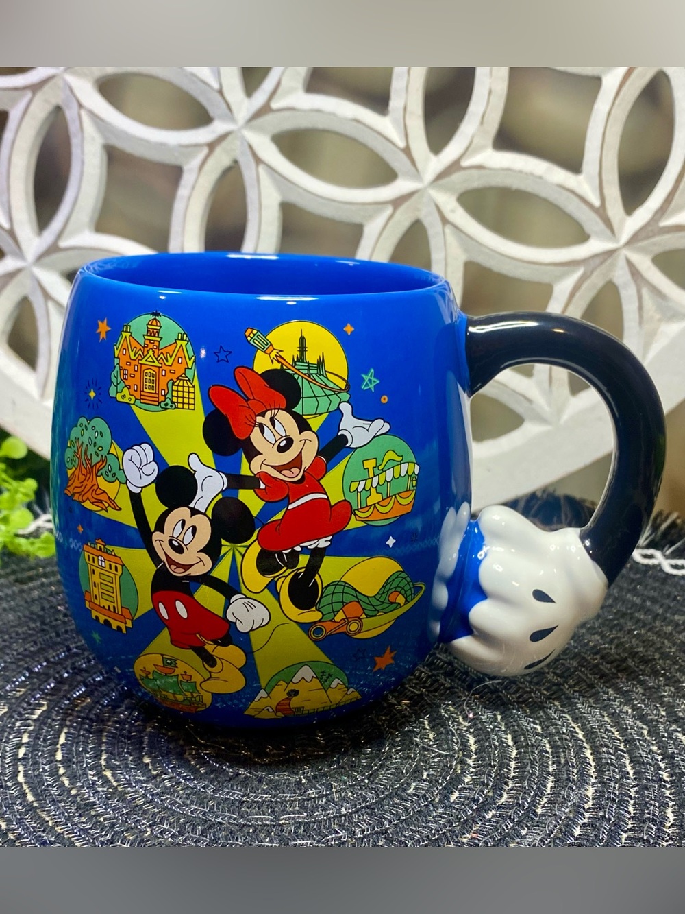 Brand NWOT Disney Parks WDW Play in the Park Mickey & Minnie Mouse Coffee Mug